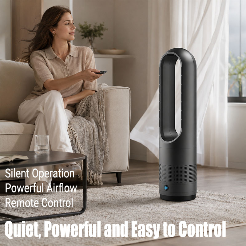 Bladeless Tower Fan with Remot - Dyson Fan Am07 review and price
